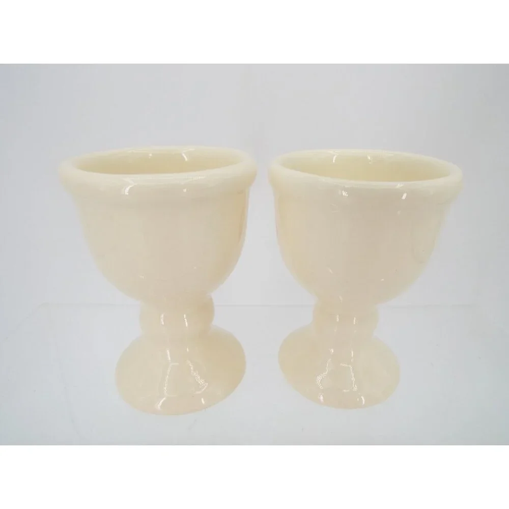 Pair of Le Comptoir De Famille France Le Petit De'Jeuner Egg Cups - Picture 3 of 9